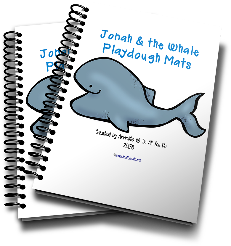 Jonah & The Whale Playdough Mats - Jonah And The Whale Flip Book (900x983)