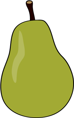 Pear Illustration Png Graphic Cave - Pear Vector Png (1200x628)