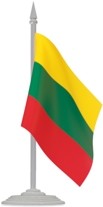 Illustration Of Flag Of Lithuania - Flag Of Jordan Png (640x480)
