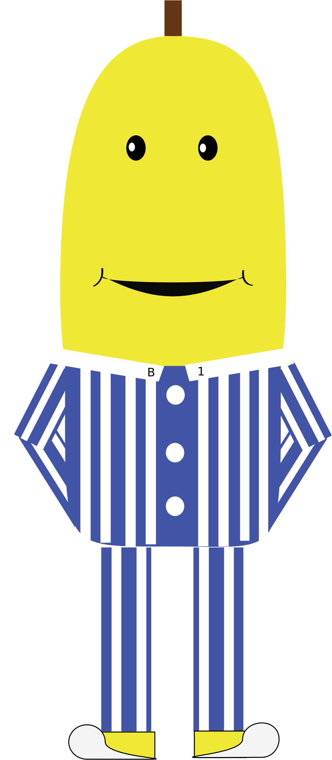 Big Image - Bananas In Pyjamas Png (1969x2785)