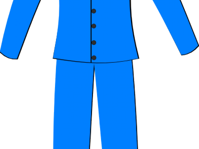 Blue Pajamas Cliparts - Pajamas Clipart Transparent (640x480)