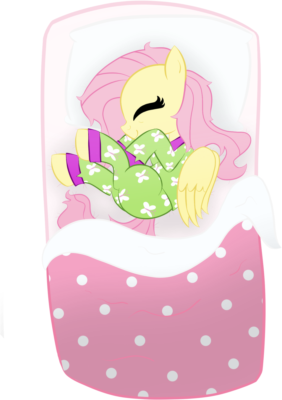 Fluttershy Pajamas - My Little Pony: Friendship Is Magic (1024x1365)