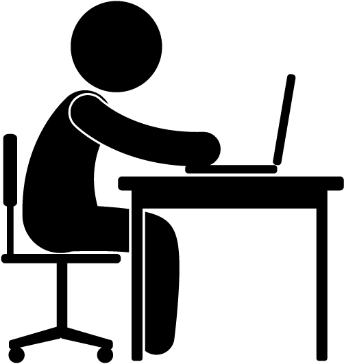 View All Images-1 - Work Clipart Black And White (640x640)