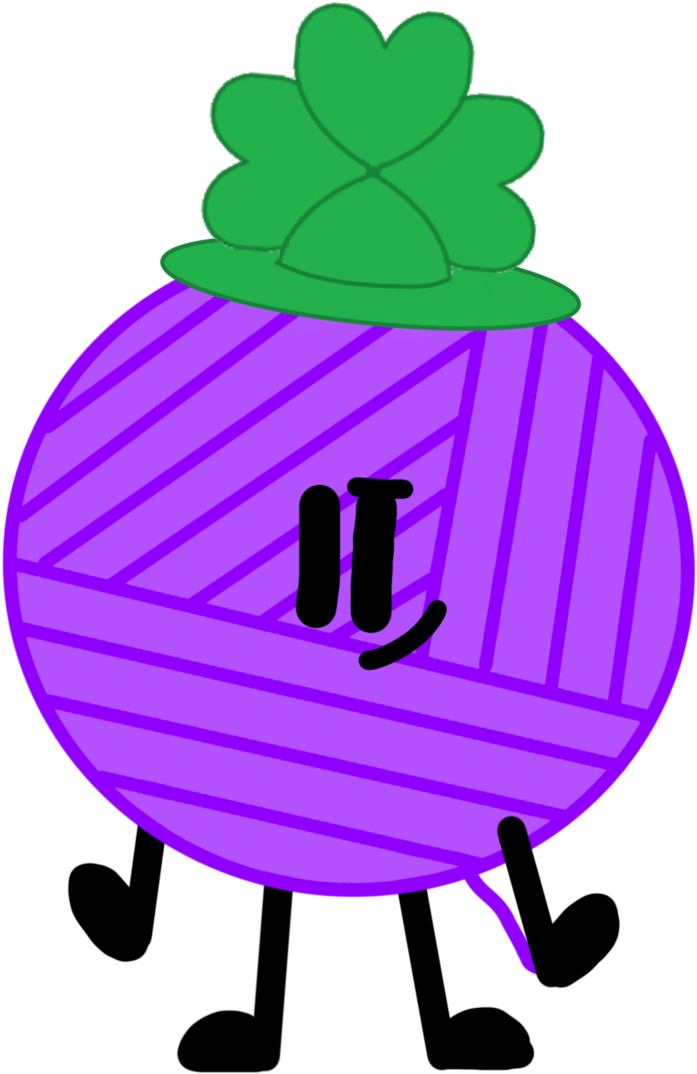 Yarn With A Shamrock Hat By Ball Of Sugar - Yarn With A Shamrock Hat By Ball Of Sugar (728x1097)