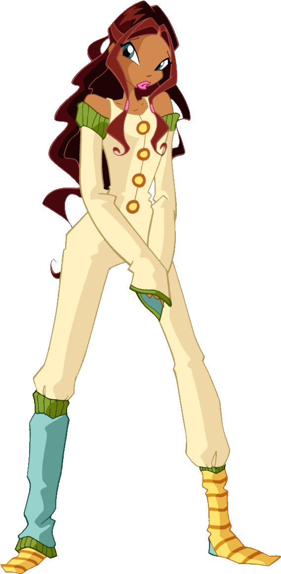 Season 2 - Pjs - Winx Club Season 2 Aisha (588x1179)