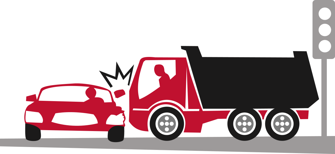 Bus Crash Clipart Truck Accident Lawyers Hardison Cochran - Car And Truck Accident Clipart (1147x530)