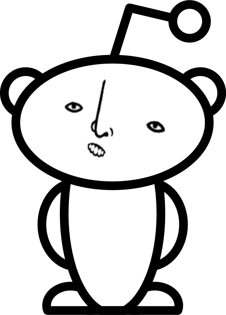 I Made Yall A Snoo - Reddit Logo Png (736x1024)