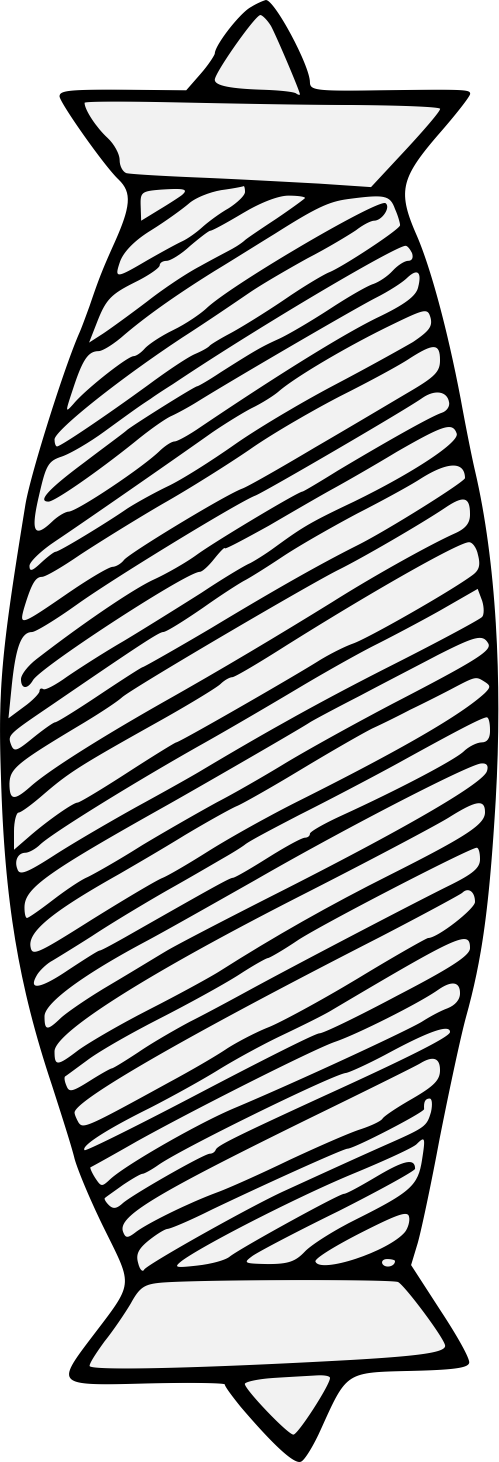 Ball Of Yarn - Vector Graphics (499x1462)