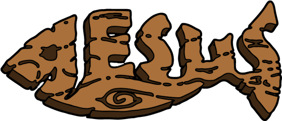 Jesus Fish By Hassified - Jesus (578x266)