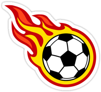 Soccer Ball With Fire (375x360)