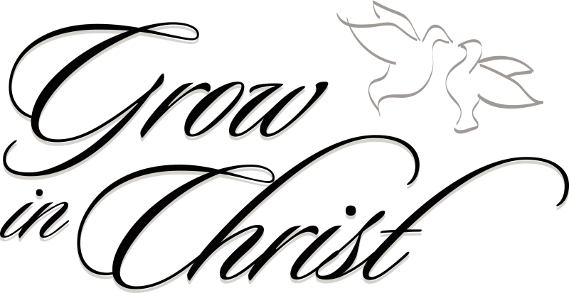 View Larger Image - Grow In Christ Clipart (1024x529)