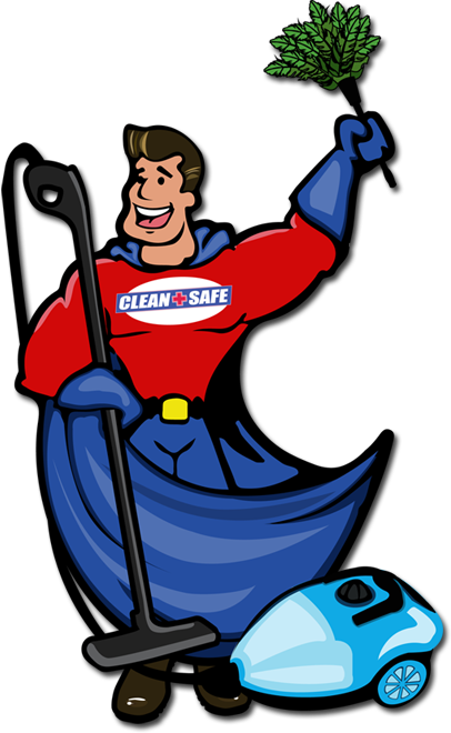 Captain Happy Says, Being Clean Is A Good Thing - Happy Janitors (406x660)