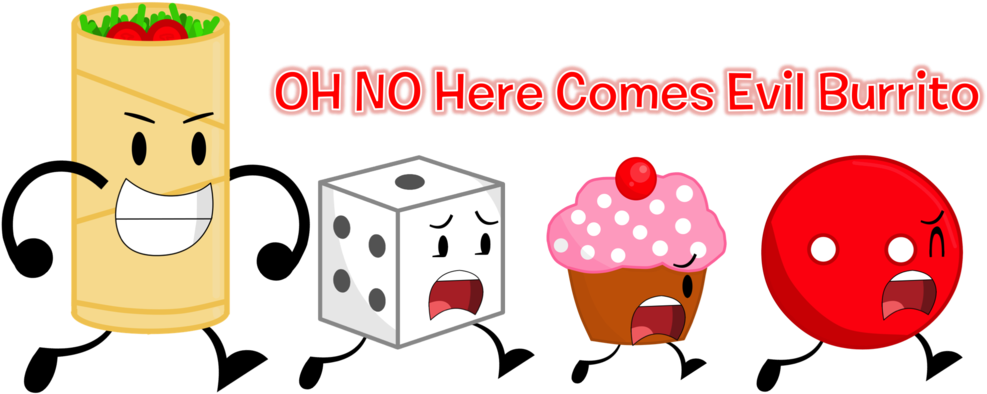 Oh No Here Comes Evil Burrito By Megaland2221 - Art'n Case Coque Cupcake Cerise Transparente - Yohan (1024x413)