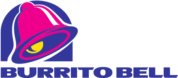 Burrito Bell Logo - Taco Bell Logo Transparent (609x293)