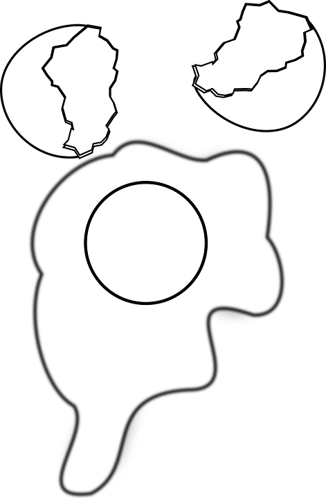 Yolk Png Black And White Transparent Yolk Black And - Clip Art (471x720)