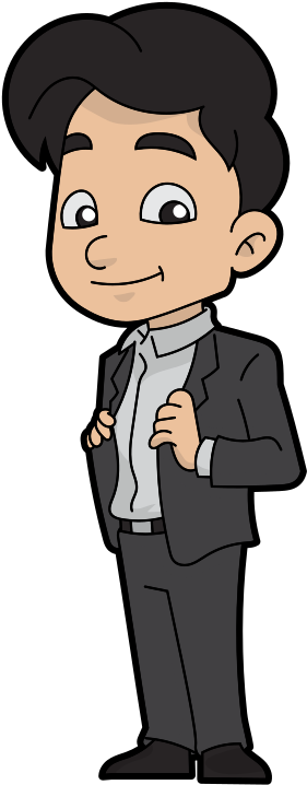 Charming Cartoon Businessman - Total Drama Pahkitew Island Sky (376x767)