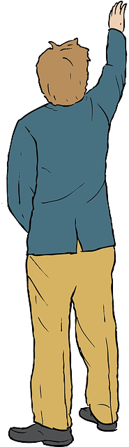 Man, Person, Human, Cartoon, Jacket, Reaching, Reach - Man Reaching Out Png (320x640)