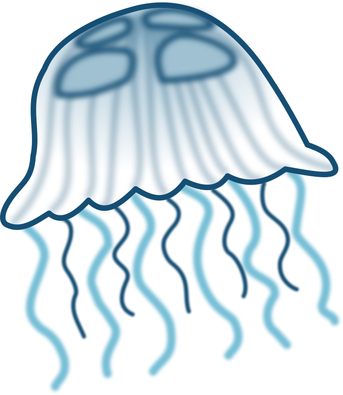 Free Jellyfish Clip Art - Jellyfish Clipart (696x800)