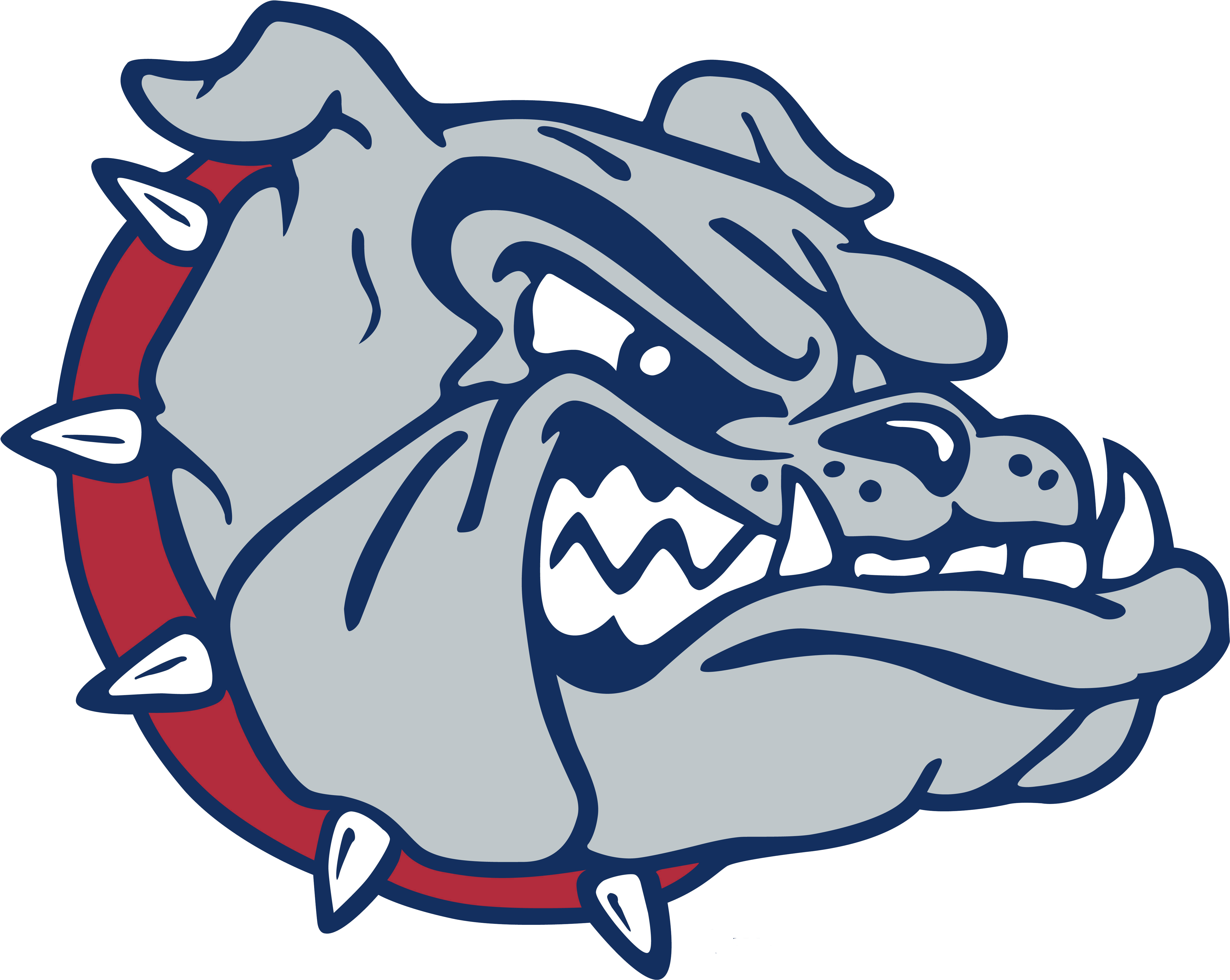 School Logo - College Teams With Bulldog Mascot (6000x4637)