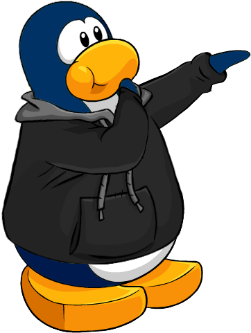 Im Going To Give Out Some Hoodies Cutouts For Your - Club Penguin Black Hoodie (600x600)