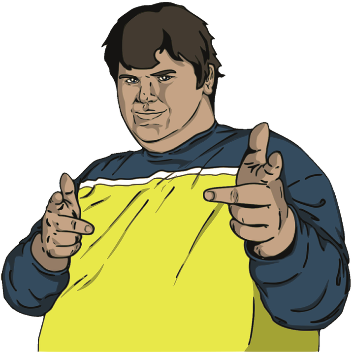 Stop Person Cliparts 19, - Thumbs Up Guy Clipart (726x720)