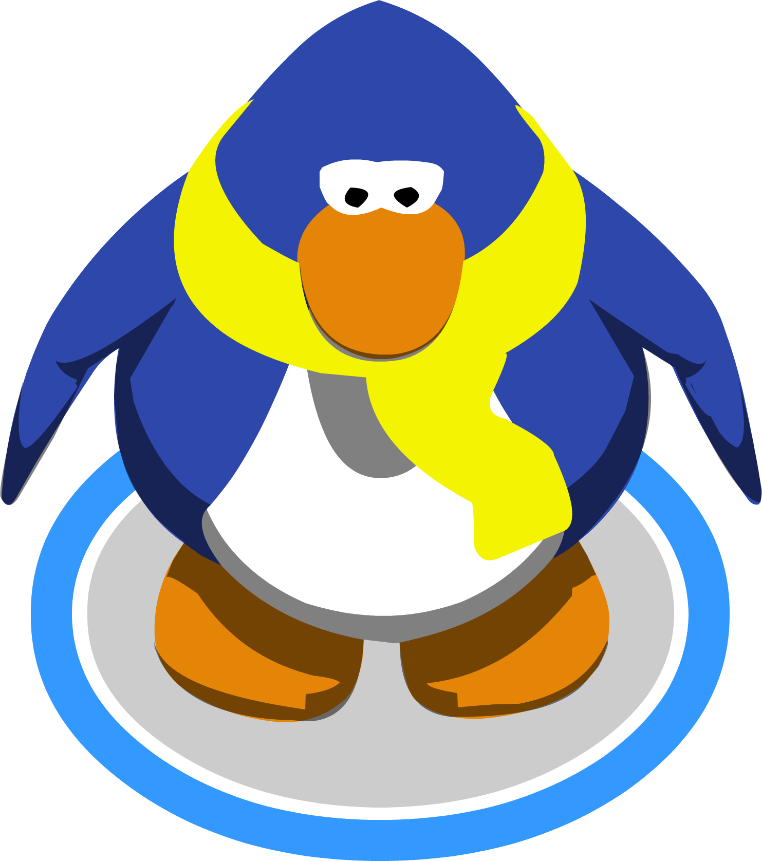 Amd Clipart Penguin - Club Penguin 10th Anniversary Hat (1483x1676)