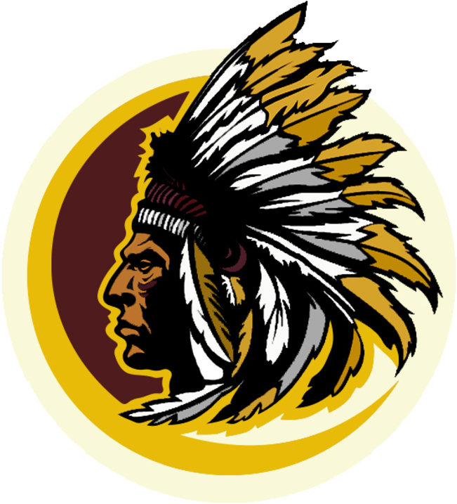 Donna High School - Red Indian Logo (720x720)