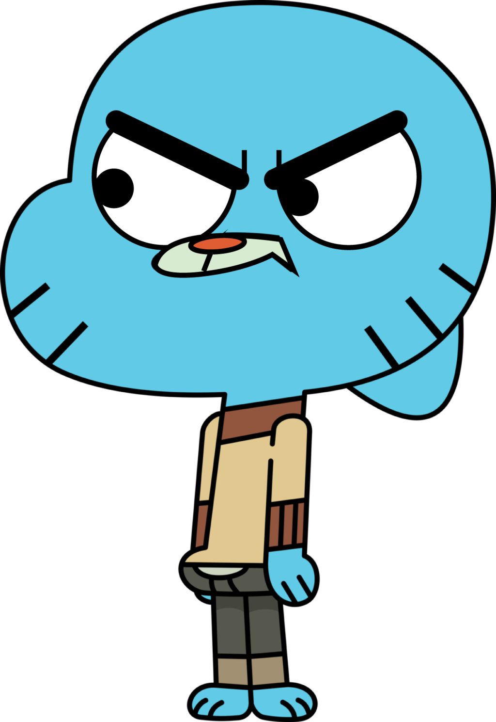 Gumball Angry By Designerboy7 - Amazing World Of Gumball Angry (1024x1489)