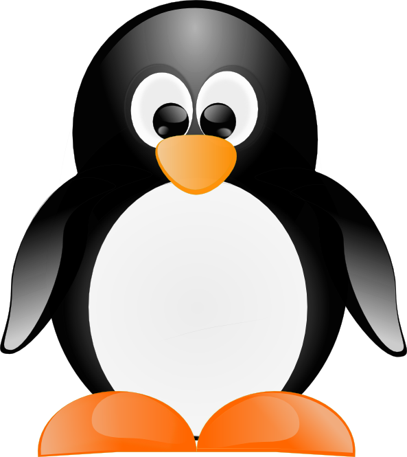 Vector Penguin - Vector Penguins (593x665)