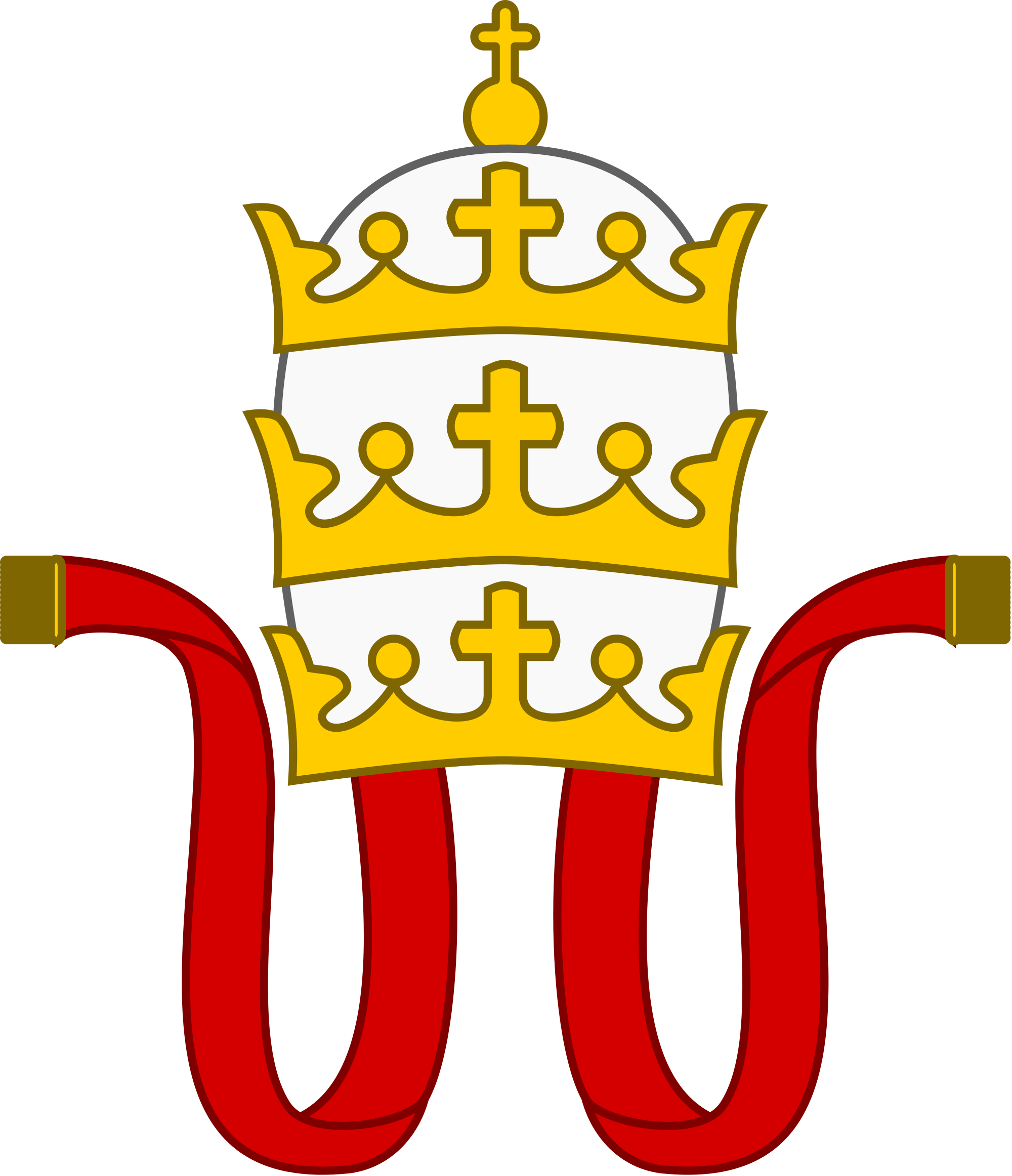 Tiara Cliparts 4, Buy Clip Art - Tiara Pontifícia Png (2000x2324)