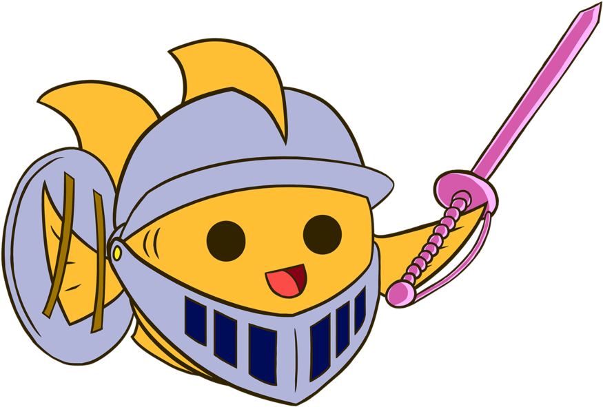 I Am A Fish On Clipart Library - Fish Knight (900x605)