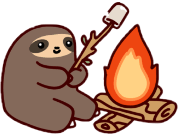 Campfire Sloth (624x472)