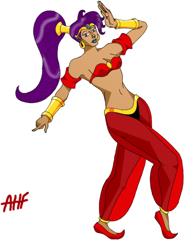 Shantae (digital) By Andryhf - Shantaefan Art (791x1010)