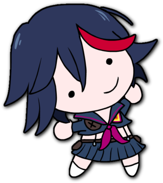 Woshhh 15 11 Smol Ryuko By Superlooneydude - Smol Ryuko (400x400)