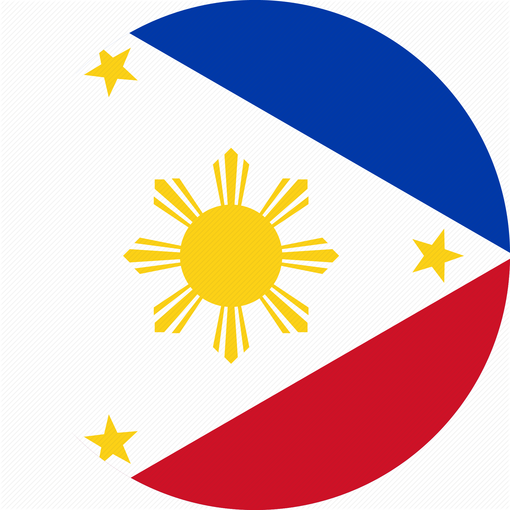 Philippine American Flag Logo - Philippine Flag Icon (2000x2000)