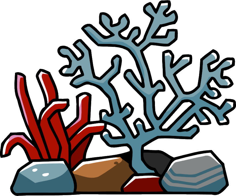Coral - Image - Coral Scribblenauts Png (818x682)