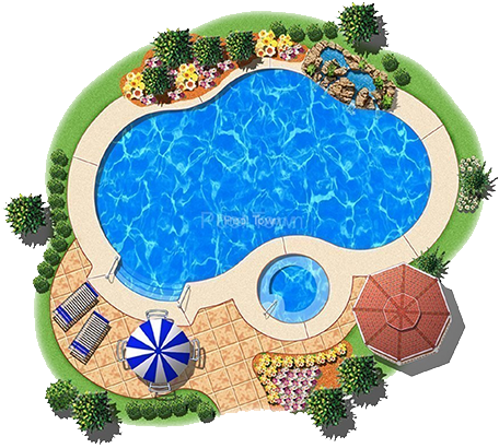 Swimming Pool Designs And Plans Entrancing Inspiration - Swimming Pool Plan Design (500x420)