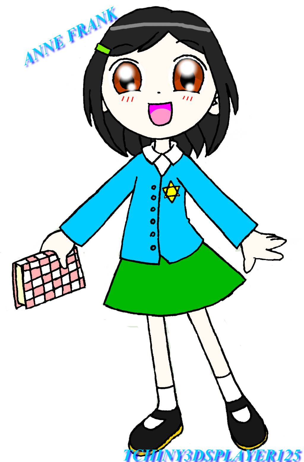 Anne Frank Drawing By Hobygrenousse Anne Frank Drawing - Anime Drawings Of Anne Frank (1024x1556)