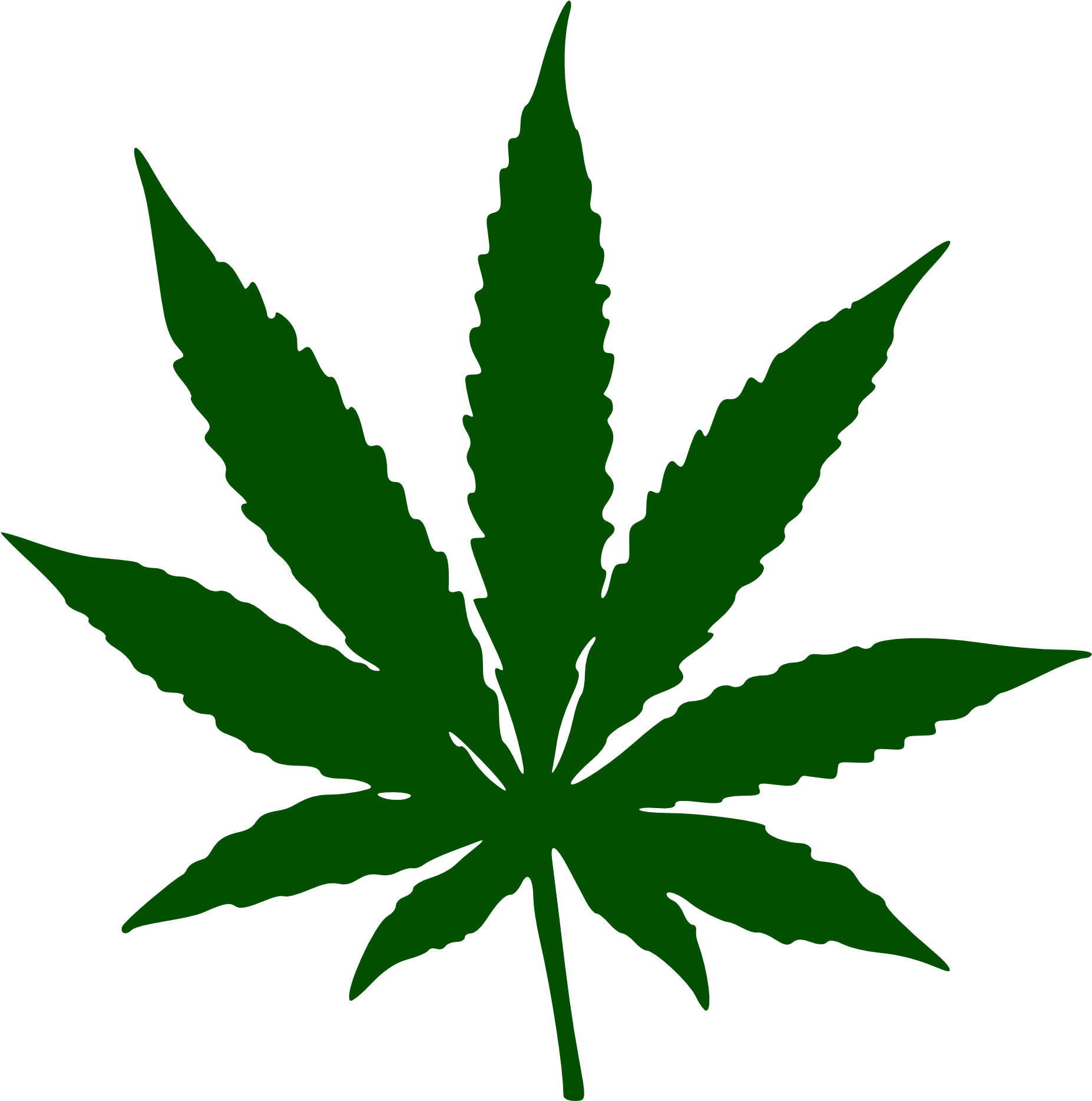 Clipart Info - Marijuana Black And White (2400x2400)