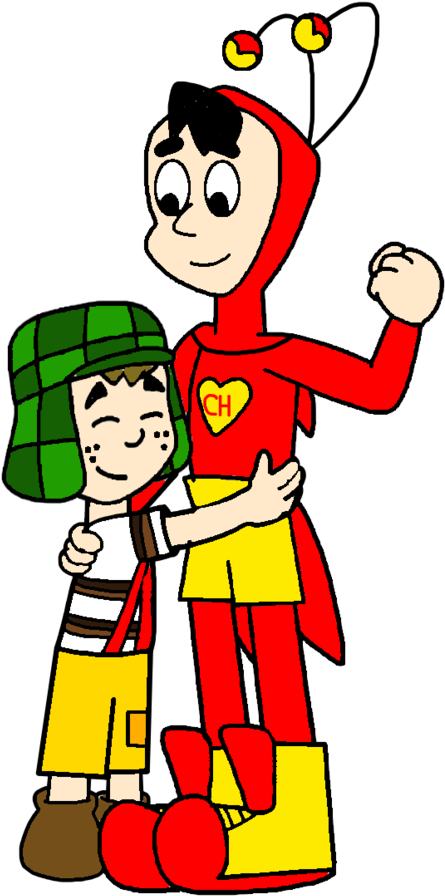 28 Collection Of El Chapulin Colorado Drawing - Chavo Y El Chapulín Colorado (600x972)