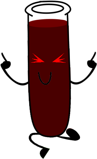Evil Test Tube Pose - Inanimate Insanity Evil Test Tube (383x570)