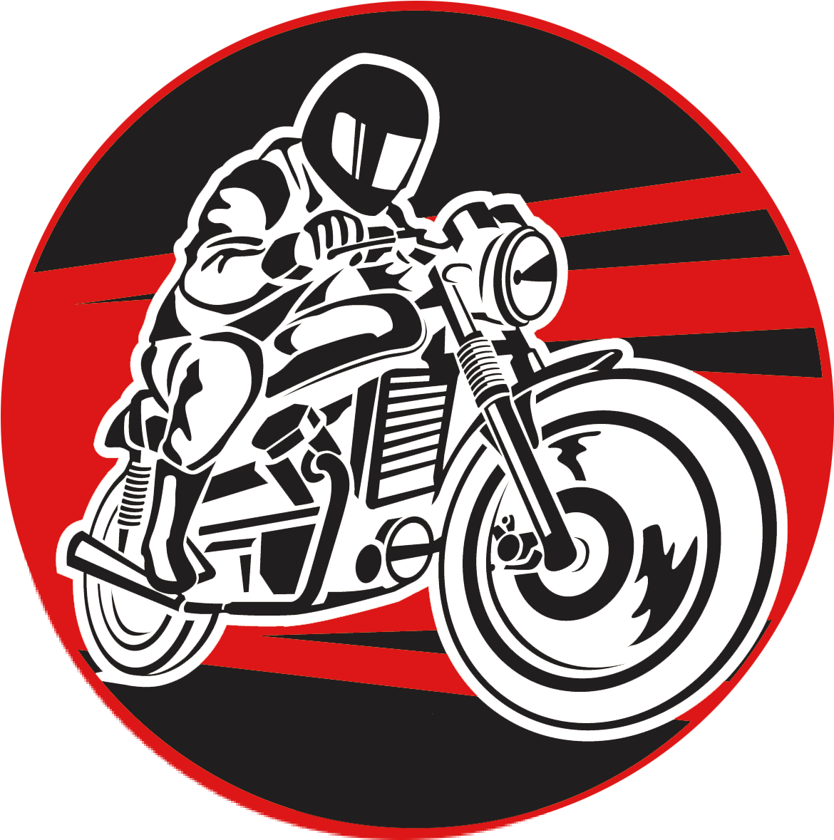 Myridercourse Myridercourse Myridercourse Myridercourse - Motorcycle Rider Logo Png (1269x1221)