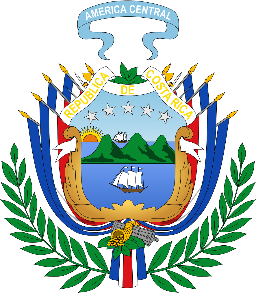 Coat Of Arms Of Costa Rica - Service-disabled Veteran-owned Small Business (901x1024)