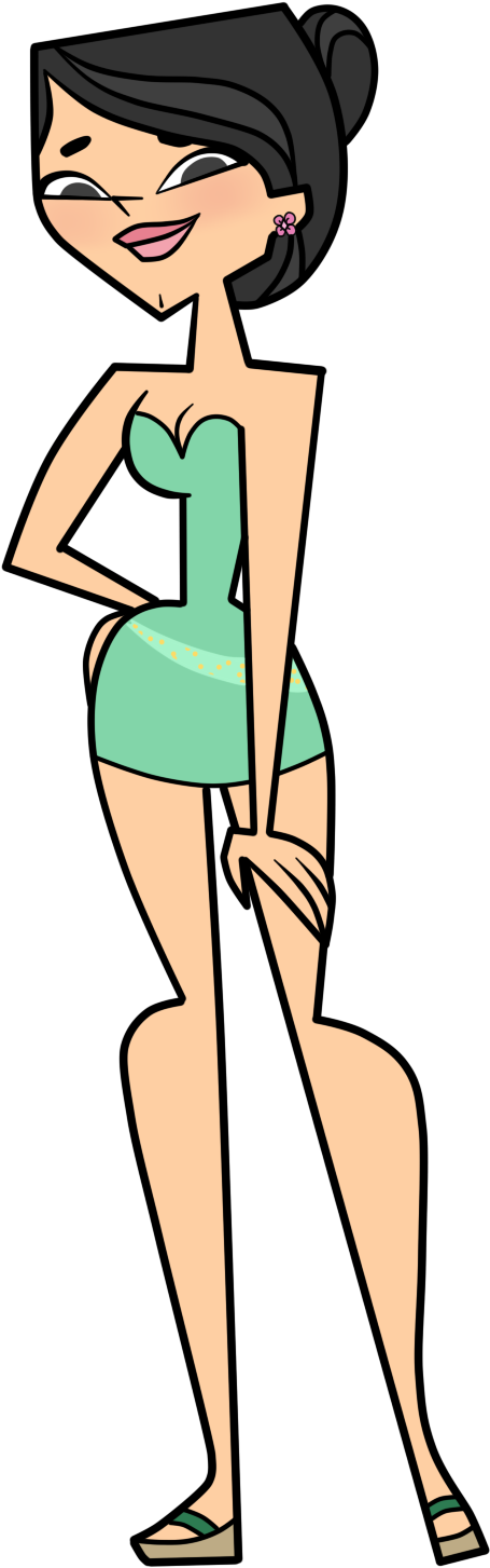 Heather Female Total Drama Island Drawing - Heather Female Total Drama Island Drawing (500x1500)