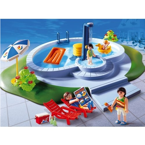 Playmobil 3205 Swimmingpool - Playmobil Swimming Pool (800x600)