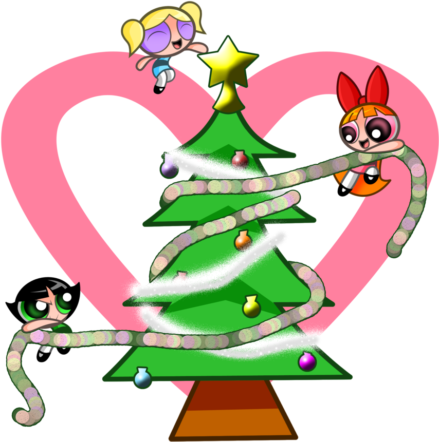 Oh Christmas Tree By Jerimin19 - Christmas Tree Powerpuff Girls (900x909)