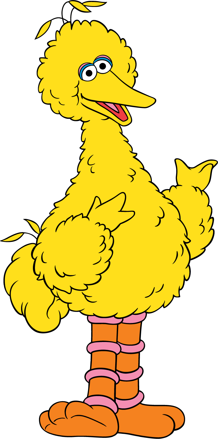 Sesame Street Characters Clipart (755x1521)