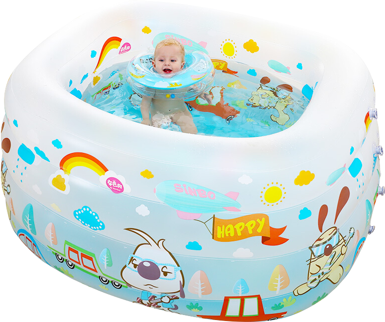 Lightning Delivery] Nuoao Baby Swimming Pool Home Thickening - Inflatable (800x800)