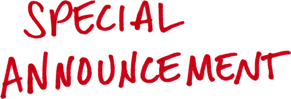 Keyword Images Special Announcement Clipart - Announcement Png (963x328)