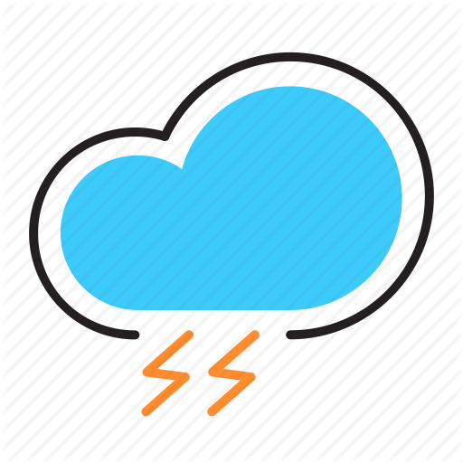 Lightning Clipart Climate And Weather - Weather (512x512)